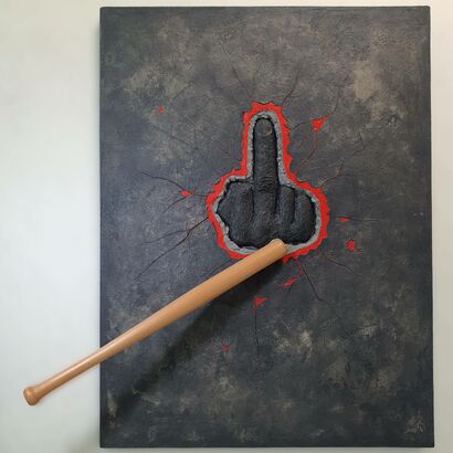Hater - a Sculpture & Installation Artowrk by F X P ART